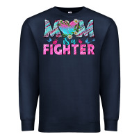 Navy Western Mom Is A Fighter Premium Sweatshirt - BundleAndBundleShop