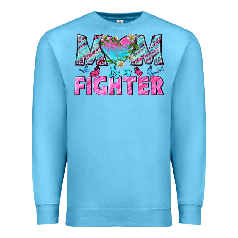 Western Mom Is A Fighter Premium Sweatshirt by BundleAndBundleShop | Teevron