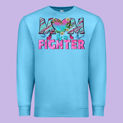 Western Mom Is A Fighter Premium Sweatshirt Designed By Bundleandbundleshop