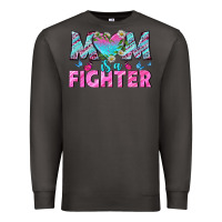 Smoke Western Mom Is A Fighter Premium Sweatshirt - BundleAndBundleShop