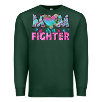 Sports Green Western Mom Is A Fighter Premium Sweatshirt - BundleAndBundleShop