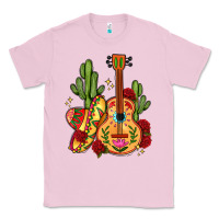 Bubblegum Pink mexican guitar Classic Tee - LillyAllenDesigns