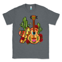 Charcoal Heather mexican guitar Classic Tee - LillyAllenDesigns