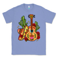 Colony Blue mexican guitar Classic Tee - LillyAllenDesigns