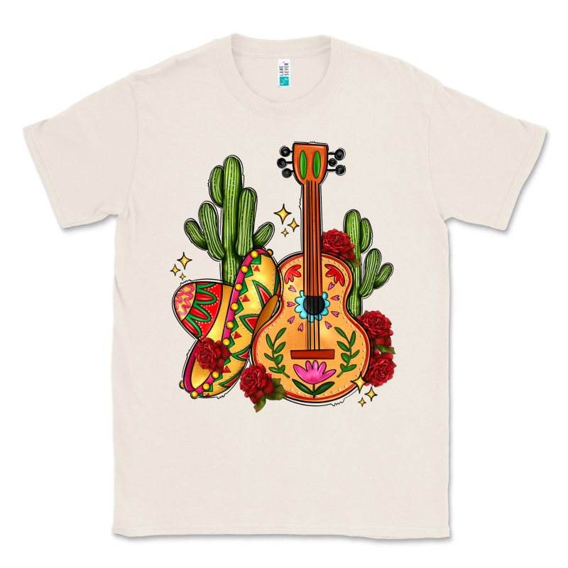 Mexican Guitar Classic Tee by LillyAllenDesigns | Teevron