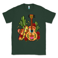 Sports Green mexican guitar Classic Tee - LillyAllenDesigns