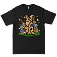Black western floral bunny Premium Tee - MaliasSmallBusiness