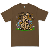 Cacao western floral bunny Premium Tee - MaliasSmallBusiness