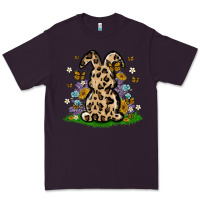 Plum western floral bunny Premium Tee - MaliasSmallBusiness