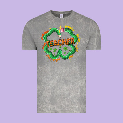 Teacher St Patricks Day Vintage Tee Designed By Lillyallendesigns