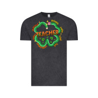 Vintage Black teacher st patricks day Vintage Tee - LillyAllenDesigns