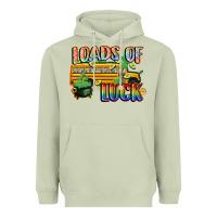 Matcha Loads of luck with school bus St. Patrick's Day Heavyweight Hoodie - FaDigitalArtStudio