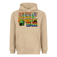 Loads Of Luck With School Bus St. Patrick's Day Heavyweight Hoodie | Teevron