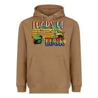 Toasted Coconut Loads of luck with school bus St. Patrick's Day Heavyweight Hoodie - FaDigitalArtStudio