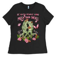 Be With People Who Match Your Energy Ladies Tee | Teevron