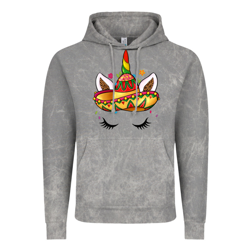 Unicorn And Sombrero Vintage Hoodie by LillyAllenDesigns | Teevron