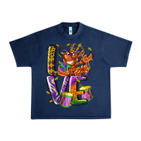 Navy Mardi Gras love Urban Heavy Tee - LillyAllenDesigns