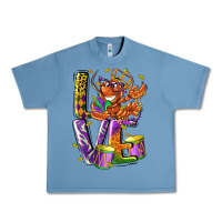 Pebble Blue Mardi Gras love Urban Heavy Tee - LillyAllenDesigns