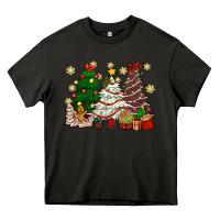 Asphalt Cake Christmas trees Heavy Core Tee - NancyCooperArtShop