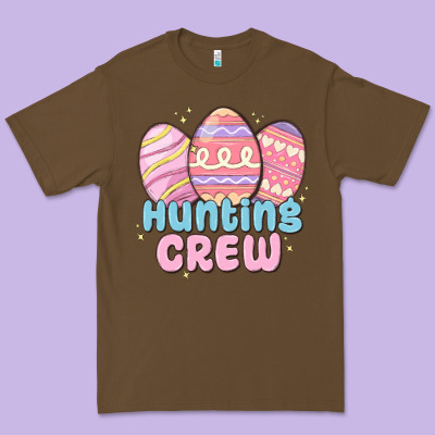 Hunting Crew Premium Tee Designed By Maliassmallbusiness
