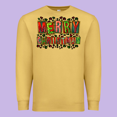 Merry Christmas Premium Sweatshirt Designed By Fadigitalartstudio