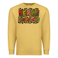 Antique Gold merry christmas Premium Sweatshirt - FaDigitalArtStudio