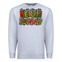 Heather Grey merry christmas Premium Sweatshirt - FaDigitalArtStudio