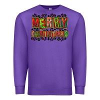 Purple merry christmas Premium Sweatshirt - FaDigitalArtStudio