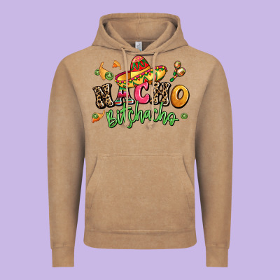 Nacho Bitchacho Vintage Hoodie Designed By Lillyallendesigns
