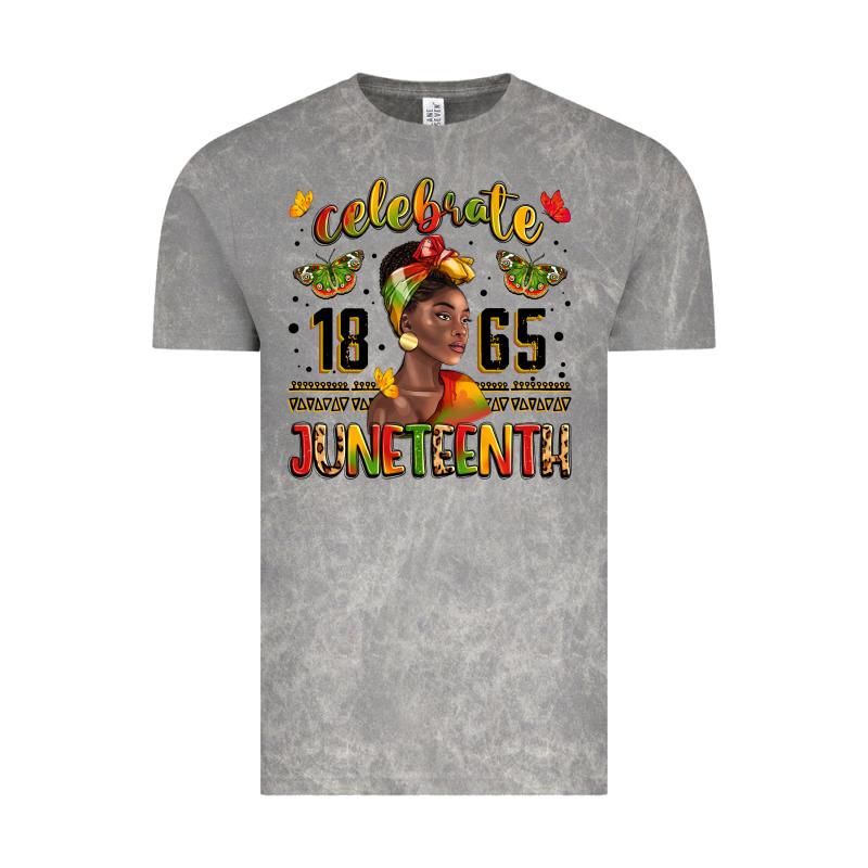 Celebrate 1865 Juneteenth With Black Woman Vintage Tee by LillyAllenDesigns | Teevron