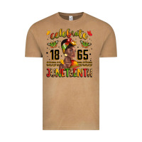 Vintage Camel celebrate 1865 juneteenth with black woman Vintage Tee - LillyAllenDesigns