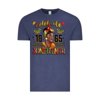 Vintage Denim celebrate 1865 juneteenth with black woman Vintage Tee - LillyAllenDesigns