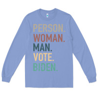 Colony Blue Person Woman Man Vote Biden Long Sleeve Tee - Bettercallsaul