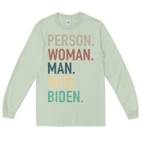 Matcha Person Woman Man Vote Biden Long Sleeve Tee - Bettercallsaul