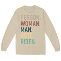 Mushroom Person Woman Man Vote Biden Long Sleeve Tee - Bettercallsaul