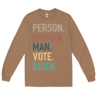 Toasted Coconut Person Woman Man Vote Biden Long Sleeve Tee - Bettercallsaul