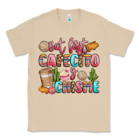 Mushroom but first cafecito y chisme Classic Tee - LillyAllenDesigns