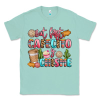 Seafoam but first cafecito y chisme Classic Tee - LillyAllenDesigns