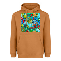 Meerkat boy child coffee cup and teddy bear with thunderbolts and camouflage s Heavyweight Hoodie - BundleAndBundleShop