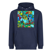 Navy boy child coffee cup and teddy bear with thunderbolts and camouflage s Heavyweight Hoodie - BundleAndBundleShop
