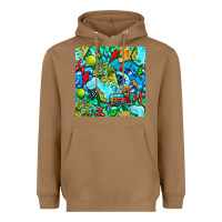 Toasted Coconut boy child coffee cup and teddy bear with thunderbolts and camouflage s Heavyweight Hoodie - BundleAndBundleShop
