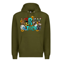 Army Green x ray tech Premium Hoodie - OliviaCreatesArt