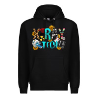 Black x ray tech Premium Hoodie - OliviaCreatesArt