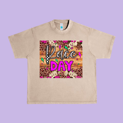 Race Day Urban Heavy Tee Designed By Jahusdesignshop