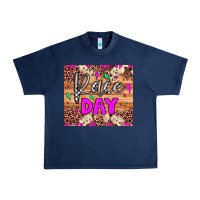 Navy race day Urban Heavy Tee - JahusDesignShop
