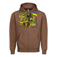 Chestnut St. Pat Rex Day Zipper Hoodie - CowGirlArtShop