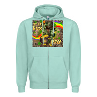 Seafoam St. Pat Rex Day Zipper Hoodie - CowGirlArtShop