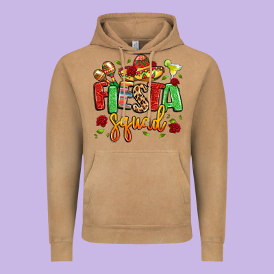 Fiesta Squad Vintage Hoodie Designed By Lillyallendesigns