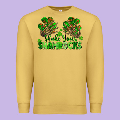 Shake Your Shamrocks Premium Sweatshirt Designed By Fadigitalartstudio