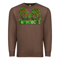 Chestnut Shake Your Shamrocks Premium Sweatshirt - FaDigitalArtStudio